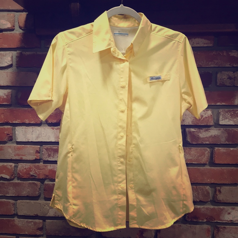 Yellow Columbia shirt